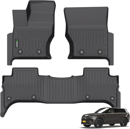 ANBINGO- Floor Mats Custom for Range Rover Sport 2014-2022 (Only for Range Rover Sport) All Weather Range Rover Sport Mats, Rover Sport Floor Mat,Range Rover Sport Accessories - Black