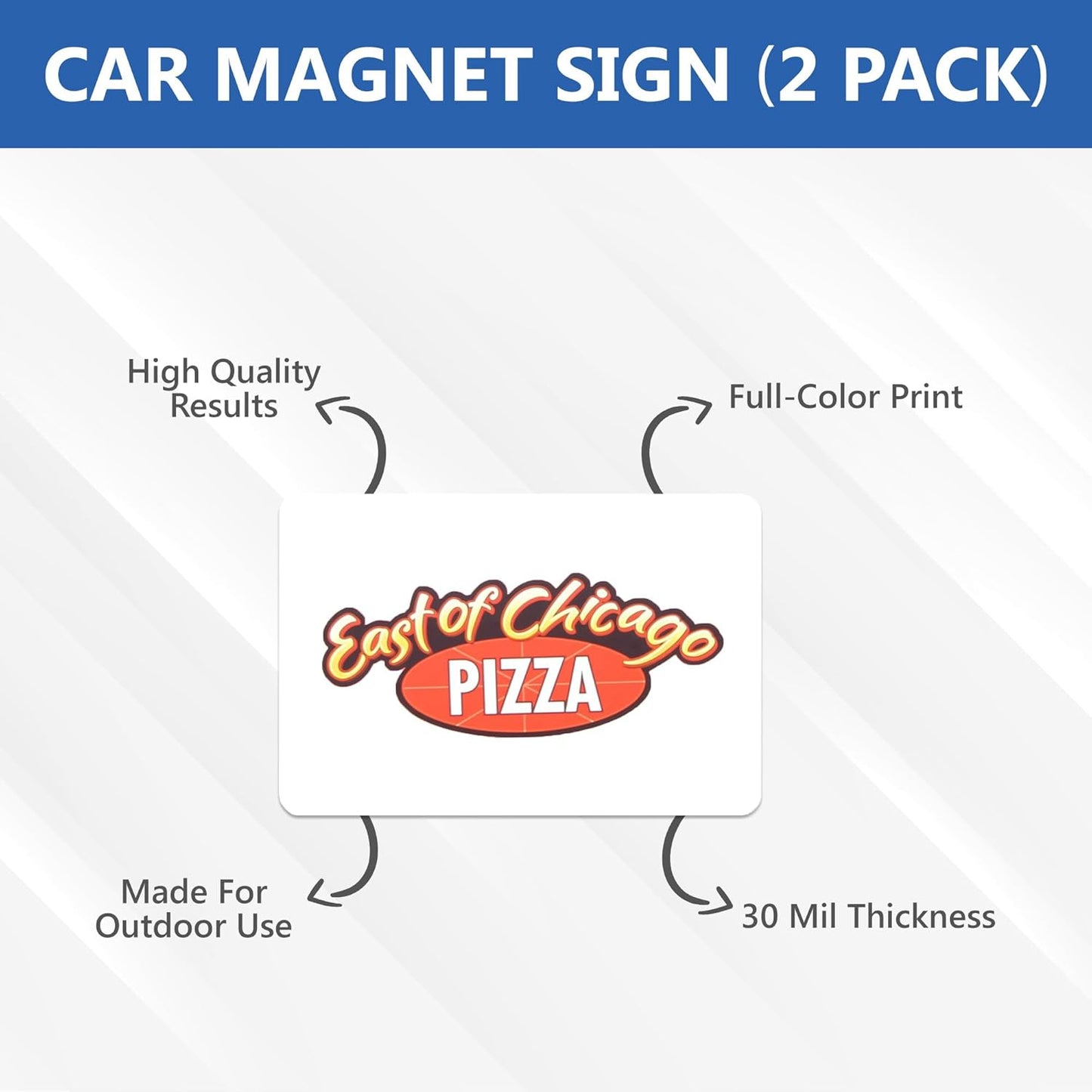 Custom Car Magnet Signs for Businesses (12"x18" Rectangle) 2 pk - Personalized Car Magnets for Advertising and Vehicle Promotion - Advertising Magnets for Cars Door - Professionally Printed