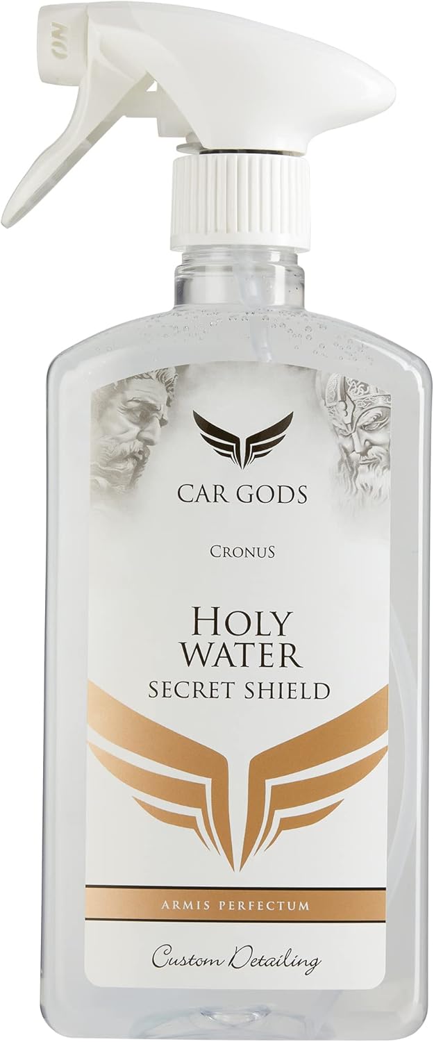 Car Gods Holy Water Secret Shield Polish, Paint Sealant, Protection Against Water and UV Damage, Hydrophobic Nano Coat Repels Dirt., 17 Fl Oz