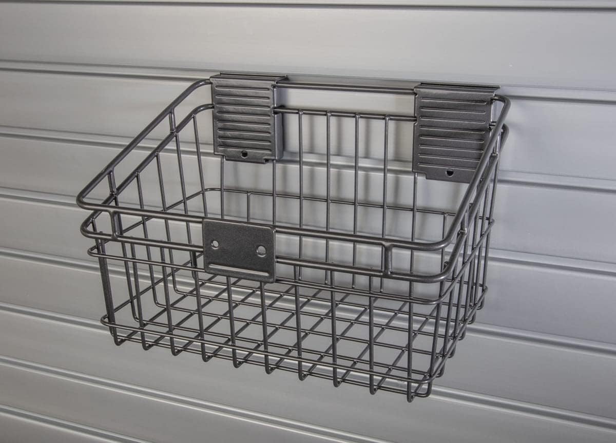 Handi Tool Rail with Basket Kit - 50" Slatwall Strip with HandiWall Baskets