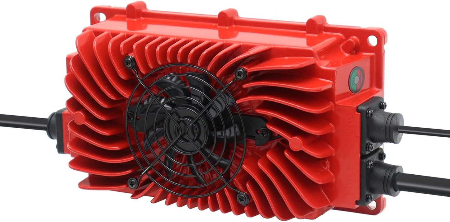 18 AMP 48 Volts Replacement Golf Cart Battery Charger for 48 Volt Club Car Golf Cart with Round 3 Pin Plug Waterproof IP65