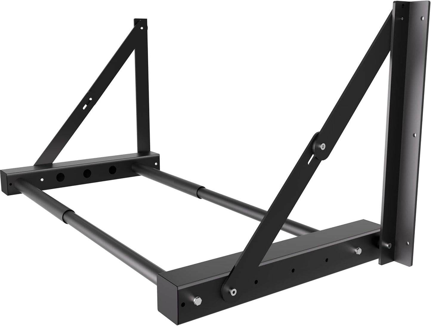 Wall Mount Folding Tire Rack, 32 to 48 Inches Wide Adjustable Tire Storage Rack, Heavy-Duty Steel Tire Storage Rack for Garage ,Workshop, Repair Shop, Supports 400 Pounds and Folds Flat