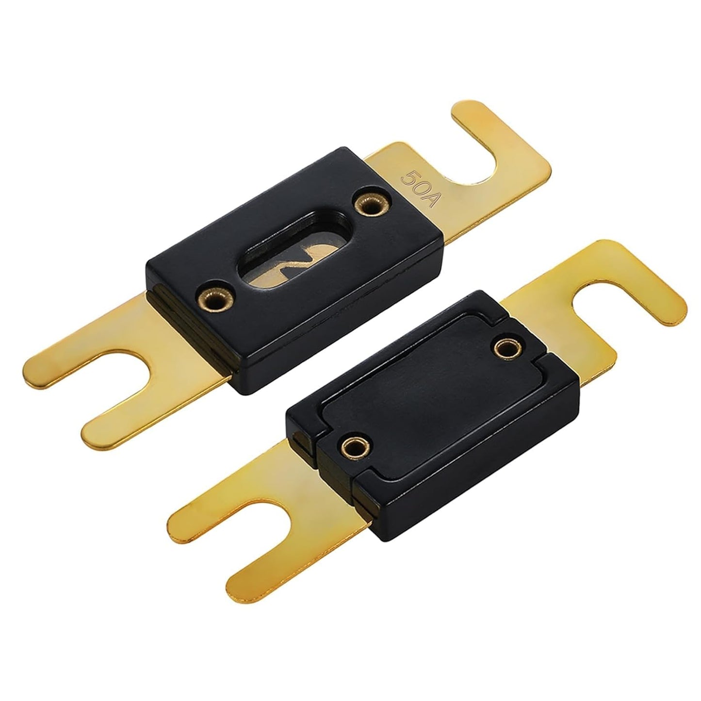 50A ANL Fuse 50 Amp Inline Blade Fuses 32V for Car Audio Inverter Automotive Stereo (Pack of 3 pcs)