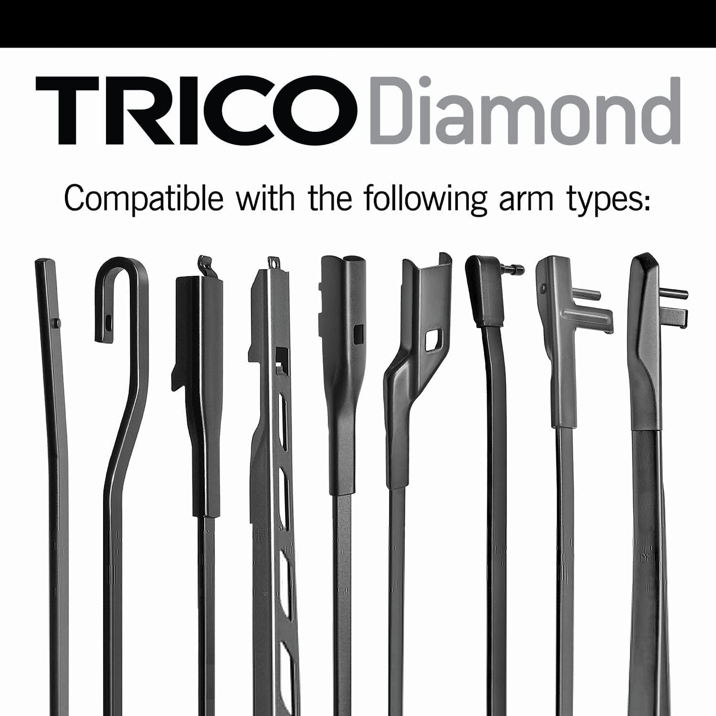 TRICO Diamond™ (25-2420) 24 Inch & 20 inch pack of 2 High Performance Automotive Replacement Windshield Wiper Blades For My Car Super Premium All Weather Beam Blade for Select Vehicle Models