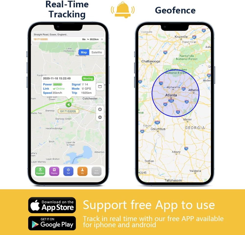 SinoTrack 4G GPS Tracker for Vehicles, ST-901L LTE Mini GPS Tracker Waterproof Locator Real-Time Location Device for Car Motorcycle Truck Taxi with No Monthly Fee Tracking System