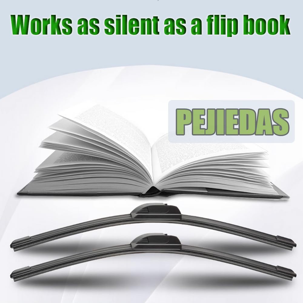 OEM Quality Front Wiper Blades, Replacement for 2014-2021 Nissan Rogue,2017-2021 Honda CR-V, OE Original Style (26 Inch + 17 Inch Front Wiper Blades)