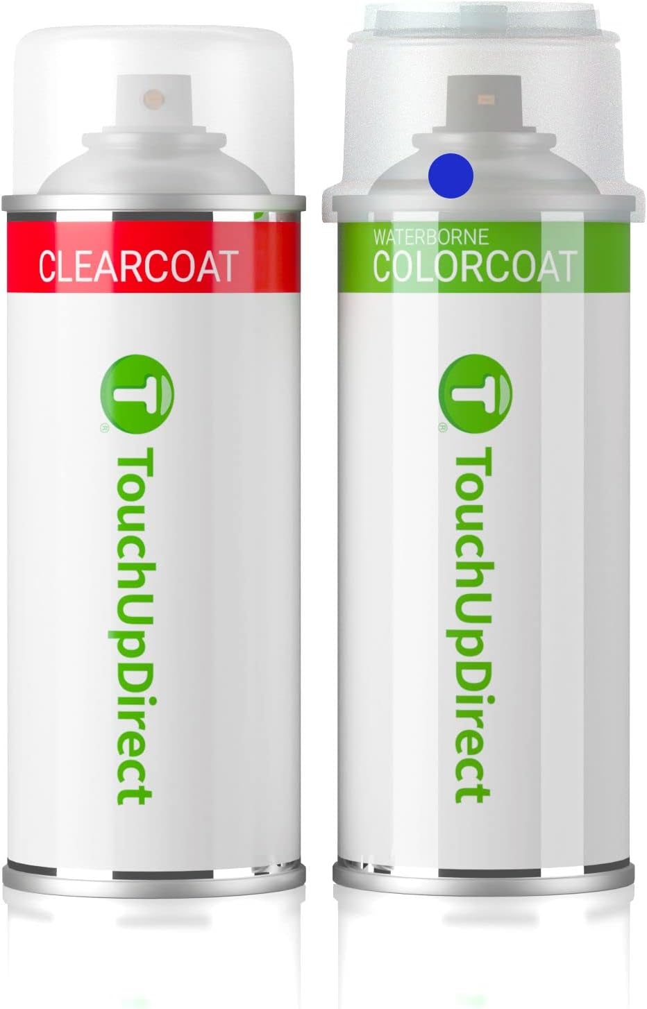 TouchUpDirect 8W7 Blue Crush/Dark Blue Metallic for Toyota Exact Match Touch Up Paint Aerosol - Essential Package