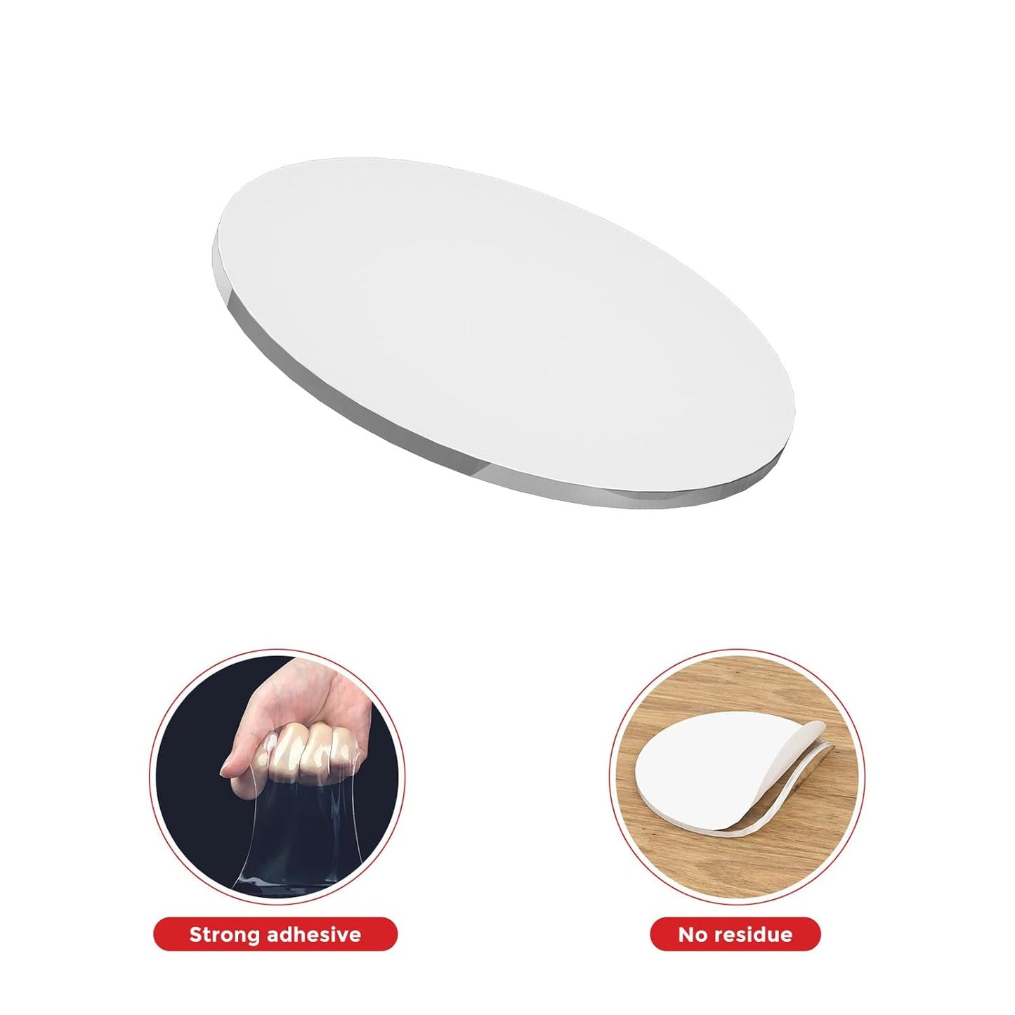 270pcs Double Sided Tape Wall Nano Sticky Dots Mounting Putty Two Sided Adhesive Strips Strong Sticky Tack No Traces - Crafts Poster Decoration Picture Hanging Crafting Party - 0.8" Round & Strips