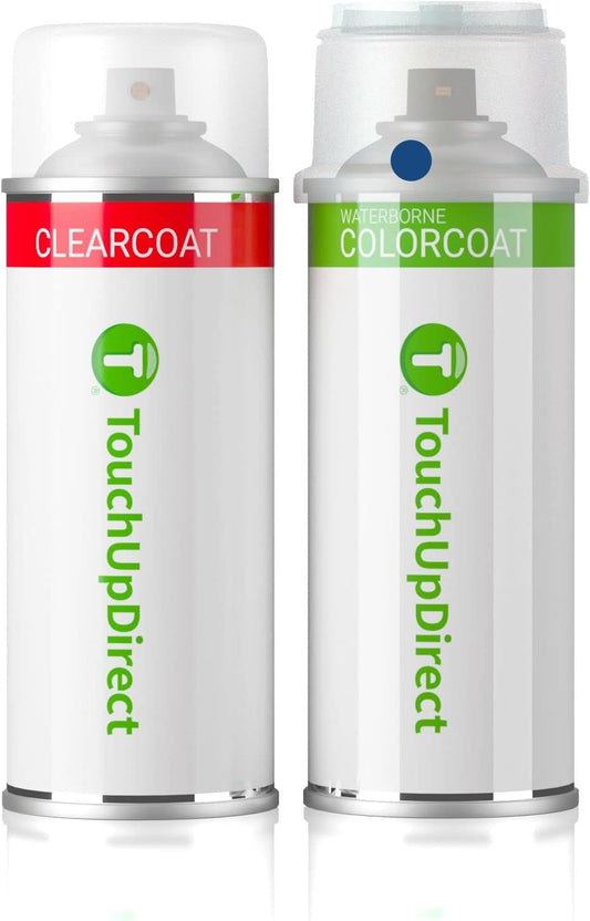 TouchUpDirect 8P4 Inigo Ink/Dark Blue Pearl for Toyota Exact Match Touch Up Paint Aerosol - Essential Package