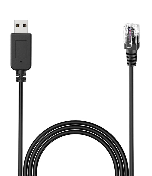 Radar Detector Cable, with USB to RJ11 Plug,for Escort Valentine One Uniden Beltronics Cobra Radar Detector,Replacement Power Cable for Radar Detectors(RJ11-3.3ft)