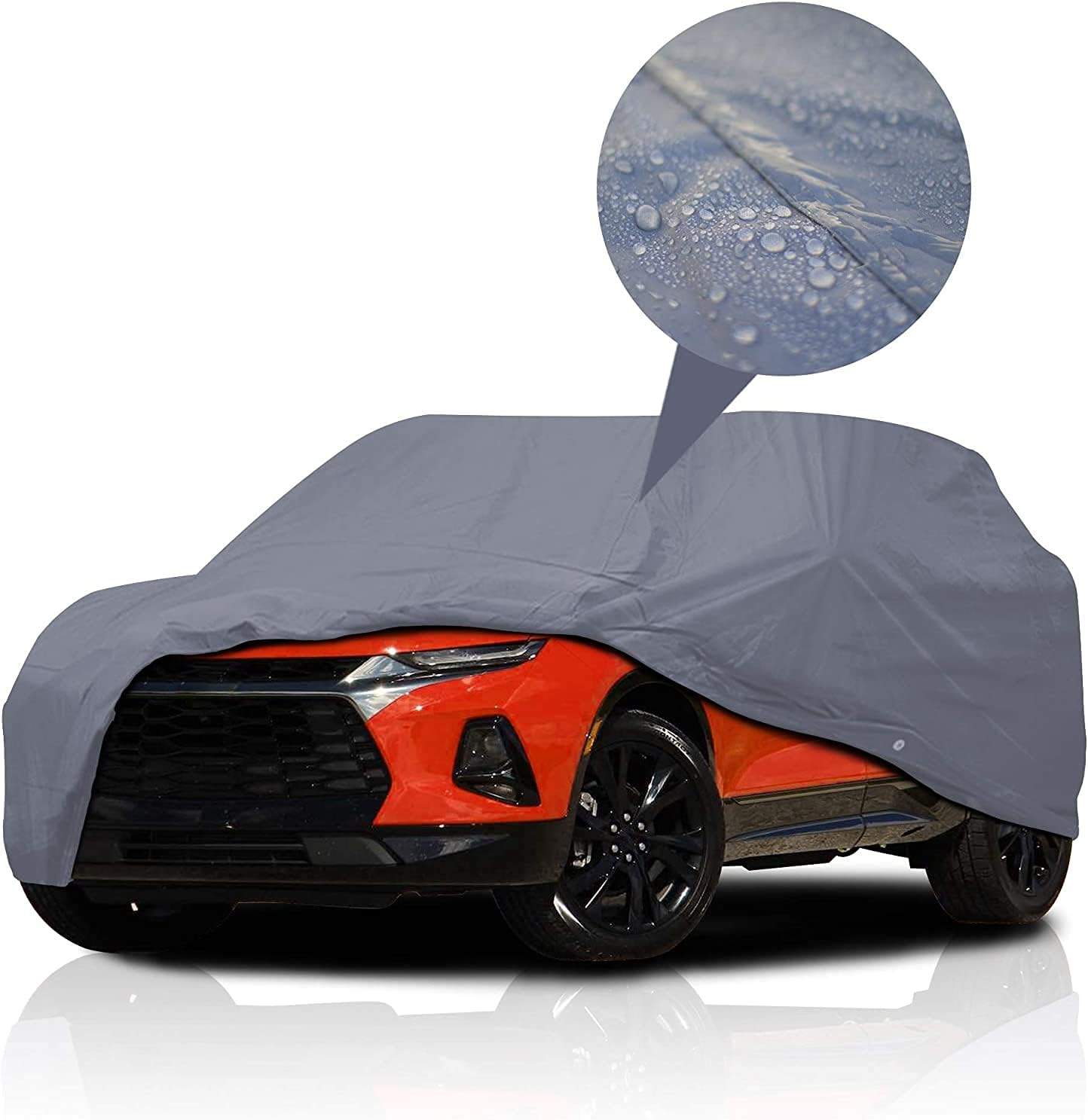 Supreme Full Car Cover – for Pontiac Aztek 2001-2005 SUV 4-Door Semi Custom Fit Waterproof Full Coverage All Weather Windproof Dust Proof Indoor Outdoor Automobile