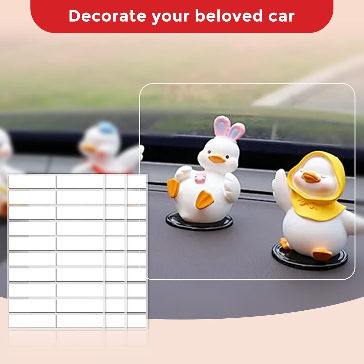 270pcs Double Sided Tape Wall Nano Sticky Dots Mounting Putty Two Sided Adhesive Strips Strong Sticky Tack No Traces - Crafts Poster Decoration Picture Hanging Crafting Party - 0.8" Round & Strips