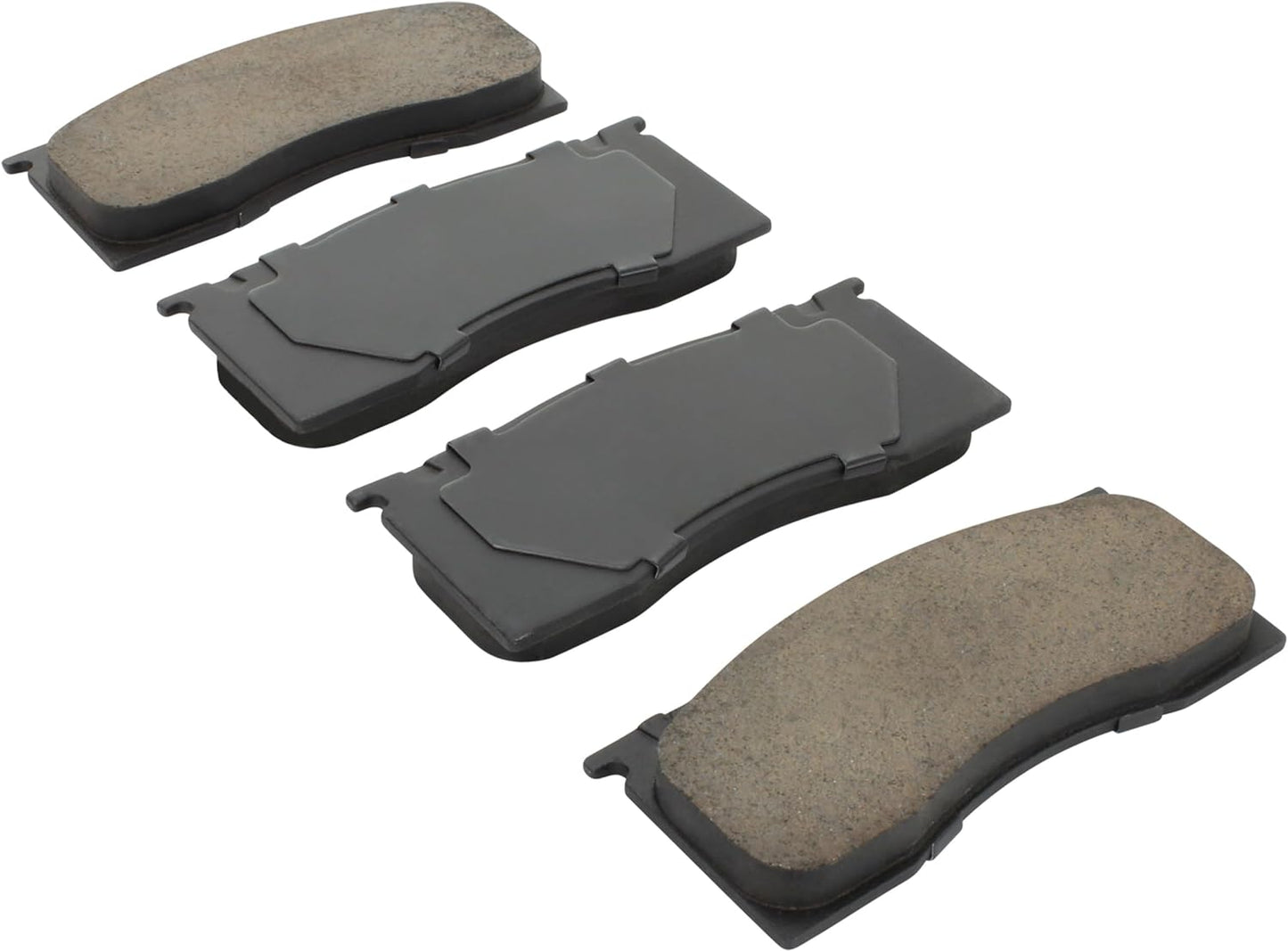 Premium Ceramic Front Brake Pads (1001-0011C) Compatible with 1962-1972 Dodge/Ford/Mercury/Plymouth (Barracuda/Caliente/Capri/Comet/Cyclone/Dart/Duster/Fairlane/Falcon/Mustang/Ranchero)
