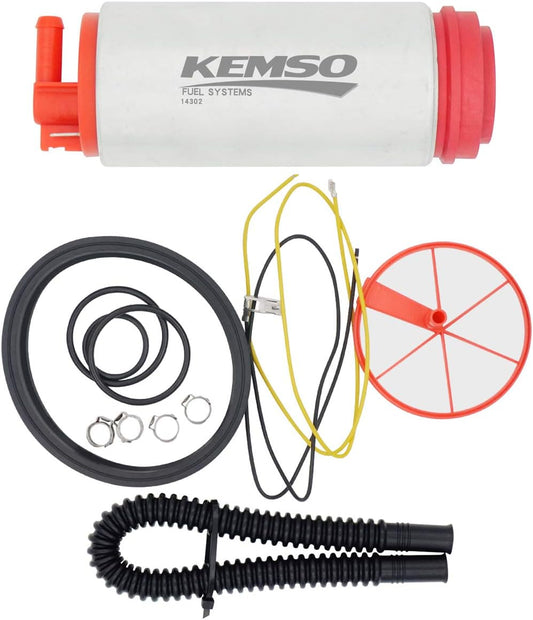 KEMSO 340LPH High Performance Fuel Pump for Audi A3 1996-2013 | TT FWD 1998-2009 | A4 2002-2006 | Seat Alhambra 1998-2009 | Skoda Octavia 1996-2009 | Arosa 1997-2009