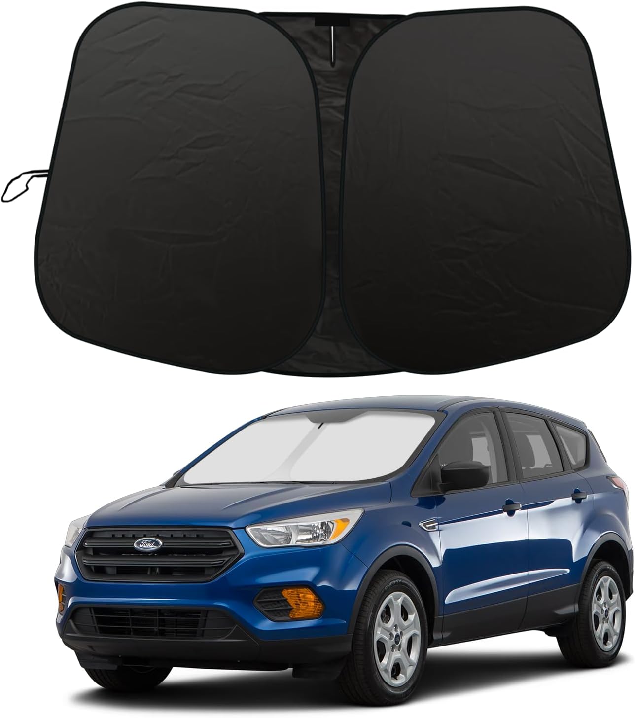 2025 Upgrade Front Windshield Sunshade fit for Ford Escape 2013-2019 Reflector Foldable Car Shade Automotive Windshield Sunshades Ford Escape Windshield Sun Shade |Keeps Your Vehicle Cool|
