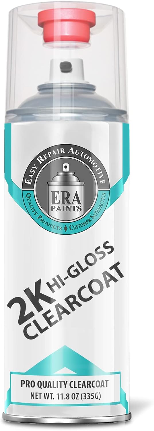 ERA Paints 2K High Gloss Automotive Clear Coat Spray/Aerosol Can – Professional Quality & Finish - Easy to Use – Best Value (1 pack)