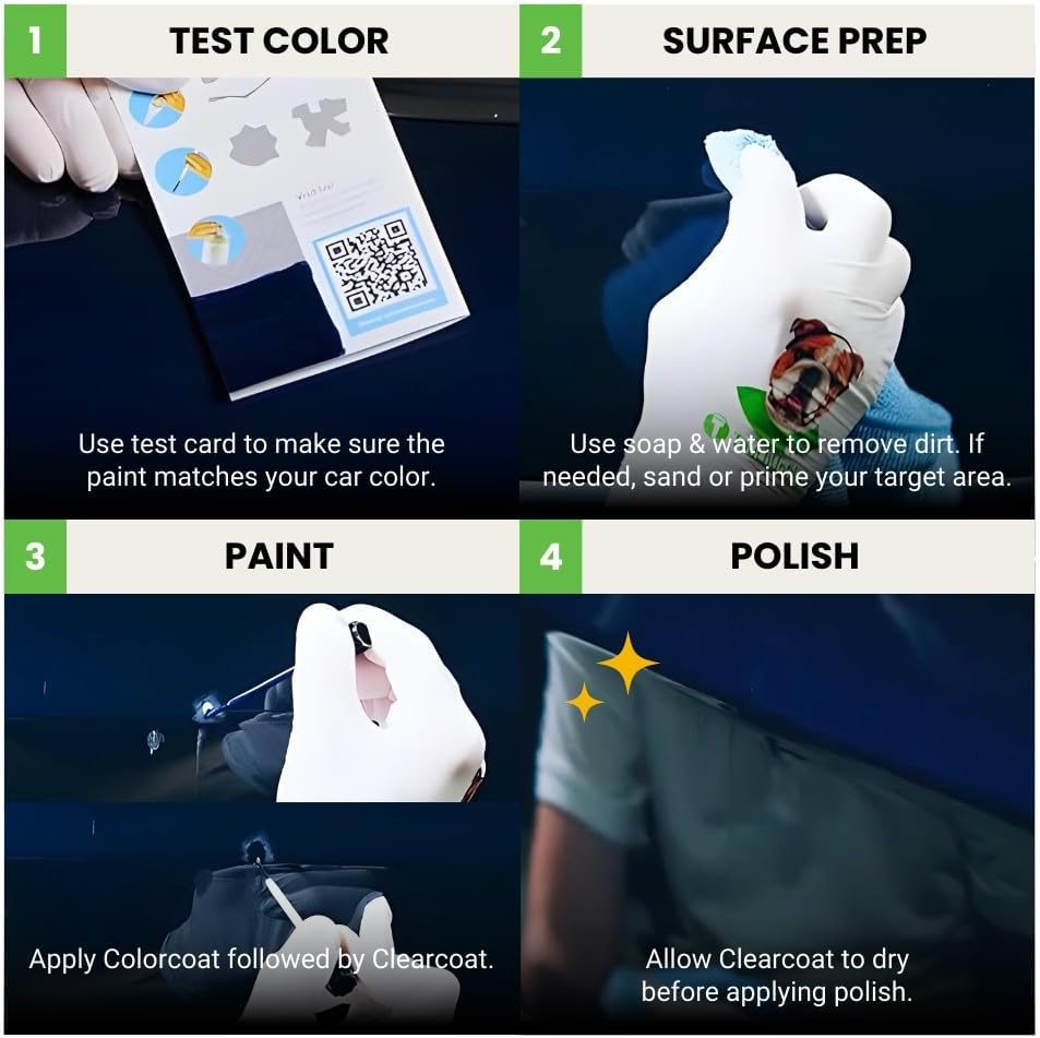 TouchUpDirect 5C8 Trail Dust/Sand Compatible with Toyota Exact Match Touch Up Paint Brush - Essential Kit