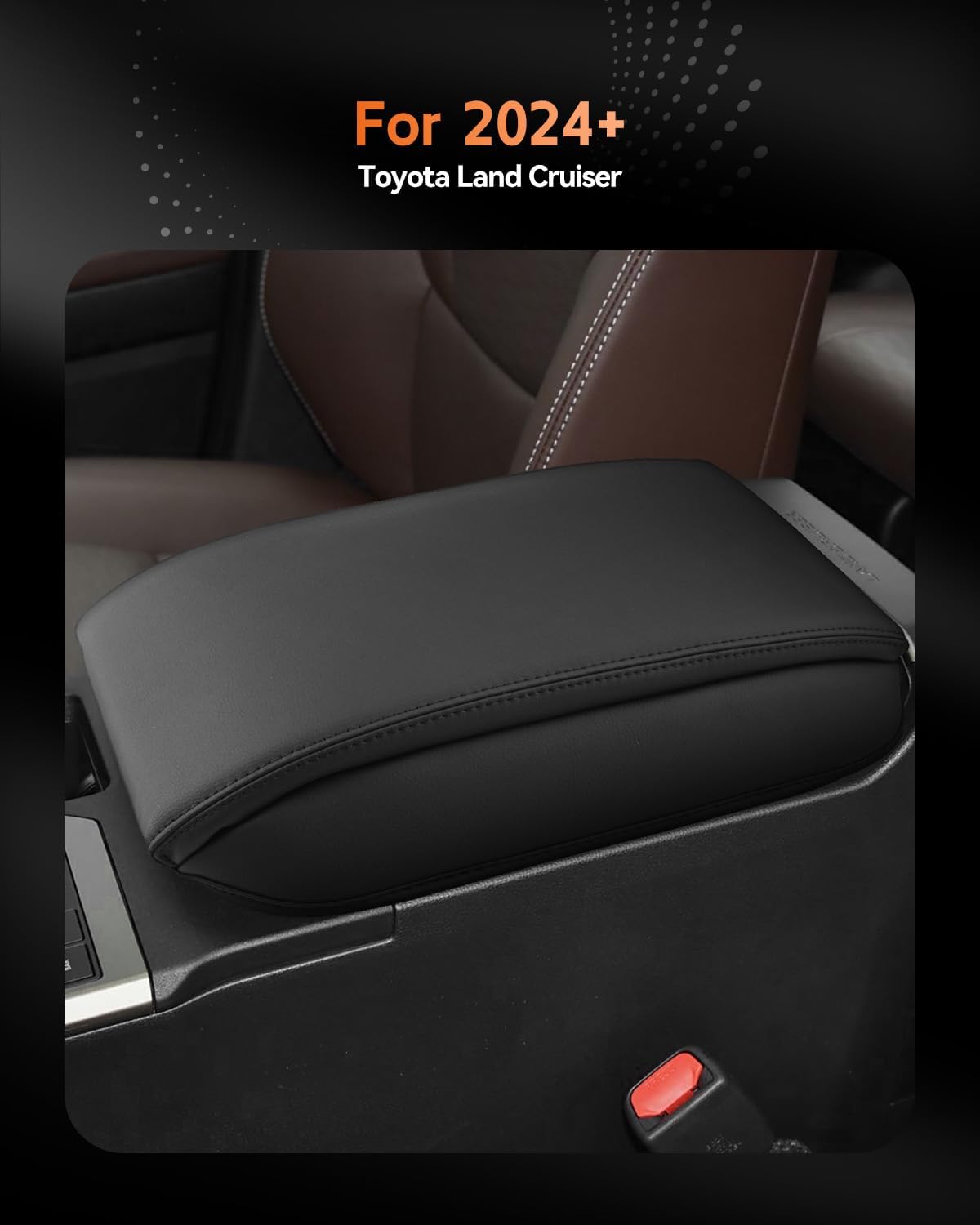 CDEFG for 2024 2025 Toyota Land Cruiser 250 Center Console Cover Armrest Box Cover for Land Cruiser (1958, Land Cruiser) 2024 2025 Accessories Arm Rest Protector