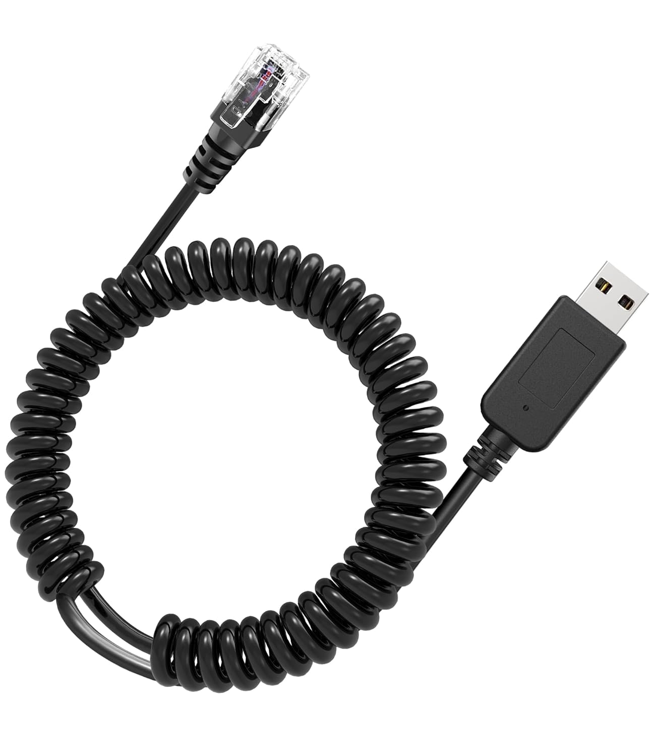 Radar Detector Cable with USB to RJ11 Plug,Power Cable for Radar Detectors,USB 5V-12V Power Cable,for Escor t Radenso XP Beltronics Whistler Radar Detector(RJ11-6.56FT)