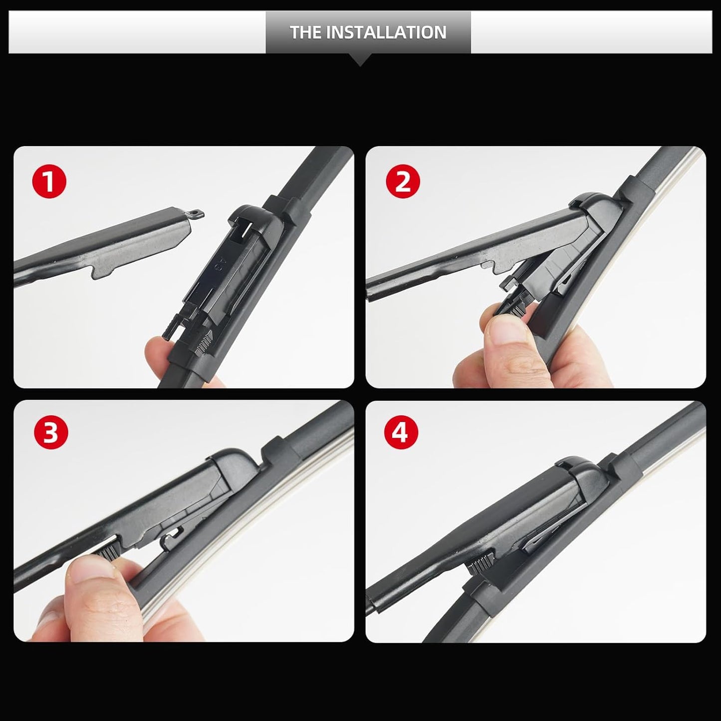 Front Windshield Wipers, 2-Piece Set for BMW 4 Series 430i M440I 2021 2022 2023 2024 2025 Automotive Replacement Front Wiper Blades for Car Window