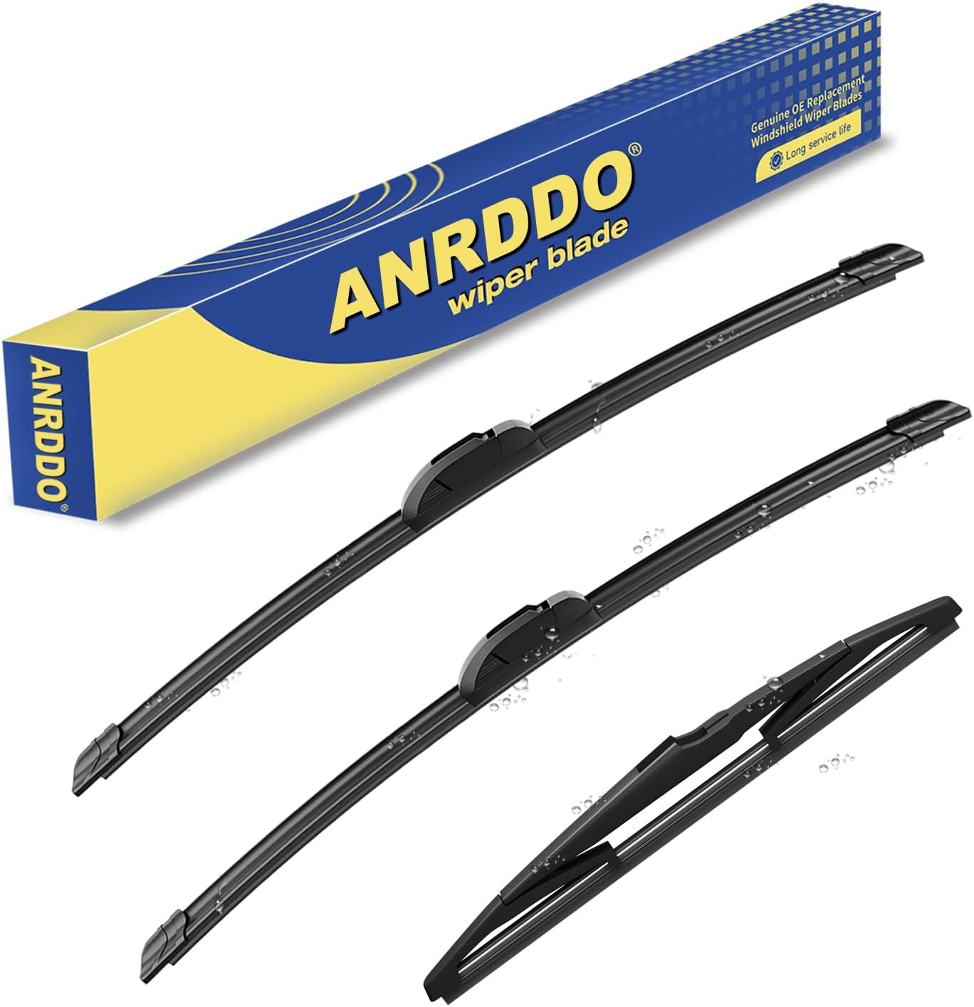 3 wipers Replacement for 2017-2022 KIA Sportage/2019-2021 2022 2023 Hyundai Santa Fe, Windshield Wiper Blades Original Equipment Replacement - 26"/16"/11" (Set of 3) U/J HOOK