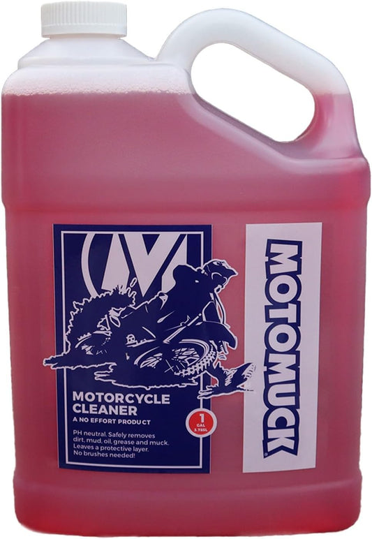 PH Neutral Nano Tech Motorcycle cleaner - Bike Cleaner - Bike Wash - Safe On All Surfaces and All Types of Motorcycle- (1 gallon Bottle)