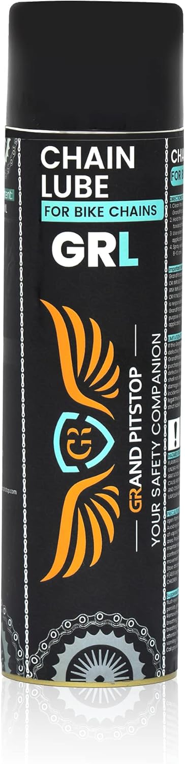 GRAND PITSTOP Chain Cleaner, Degreaser 500ml and Chain Lube, Greaser, 500ml Motorcycle Bike Chain Cleaner for all bikes Motorcycles, Super Durable