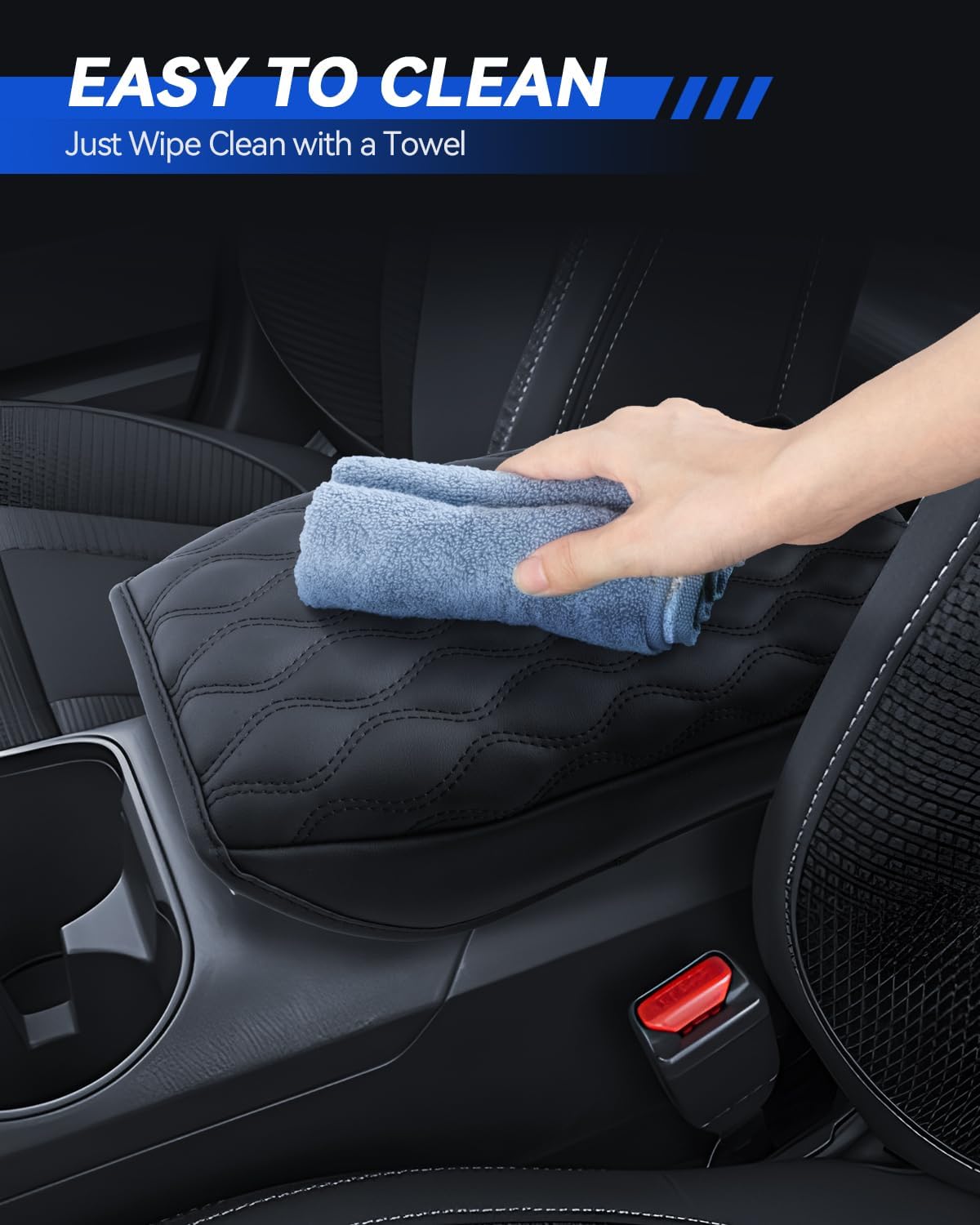 Armrest Cover for Outback & Legacy 2020-2024 2025 Accessories Center Console Middle Lid Pad Protector for Car Elbow Rest-Thickened