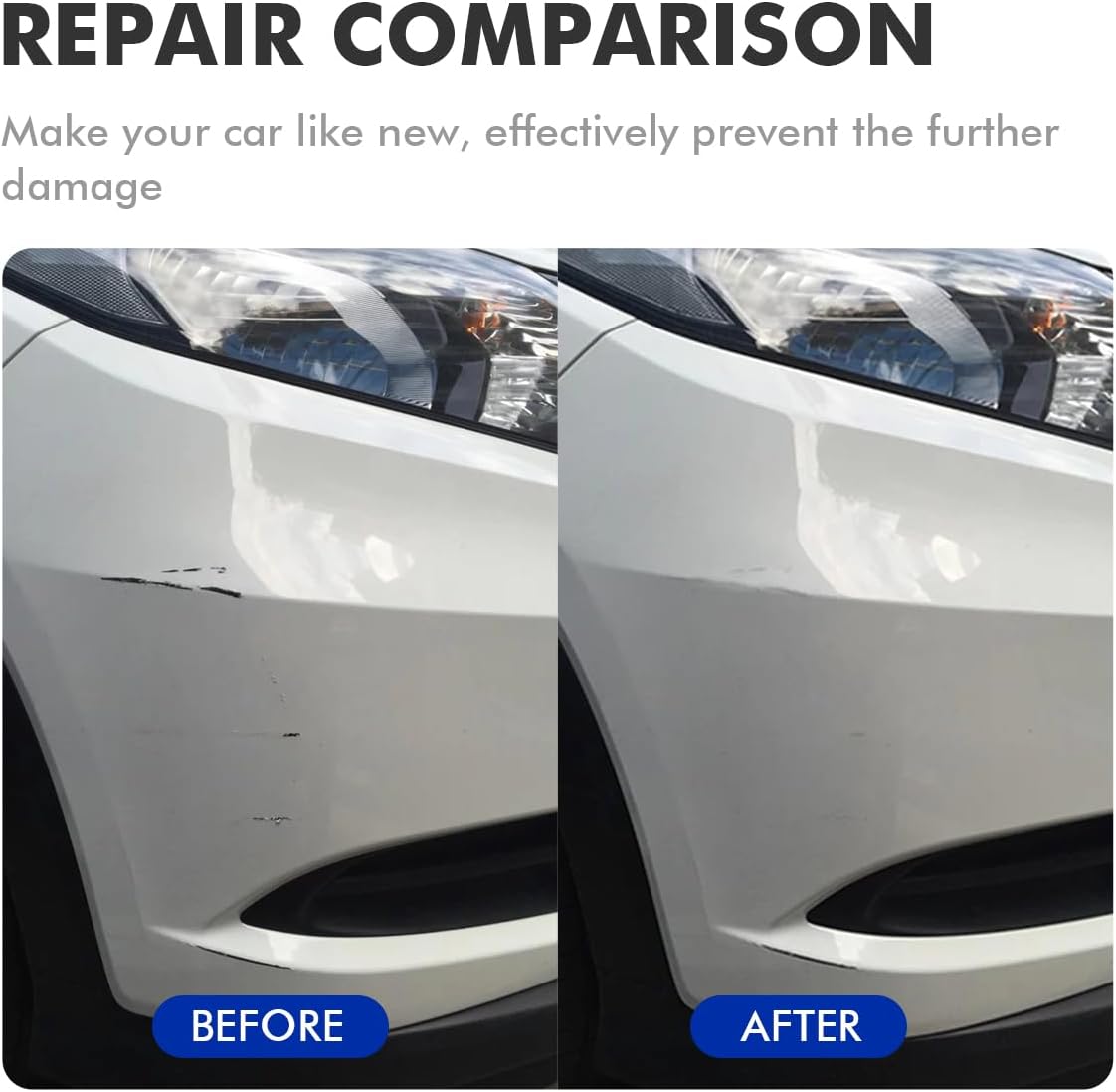 Serenity White (W6H) Touch Up Paint Compatible with Hyundai, DIY Car Paint Scratch Repair, Automotive Paints, Quick & Easy Fix Scratch Repair for Tucson/Elantra/Santa Fe/Sonata