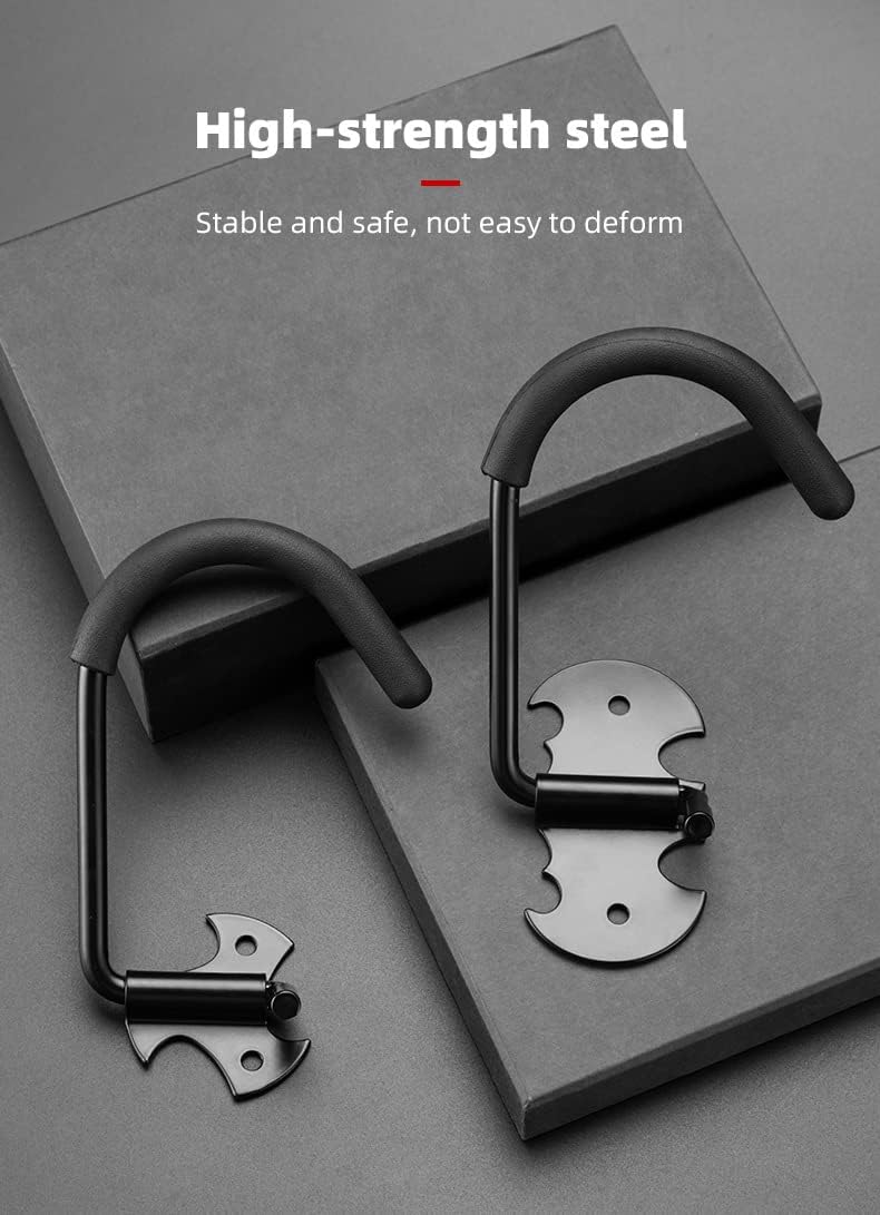 Bike Rack Garage Wall Mount Bicycles Hanger Storage Bike Stand Wall Hooks for Hanging Bike/Bicycles/Scooter Vertical Storage Adjustable Bikes in Indoor/Home/Office/Garage Storage