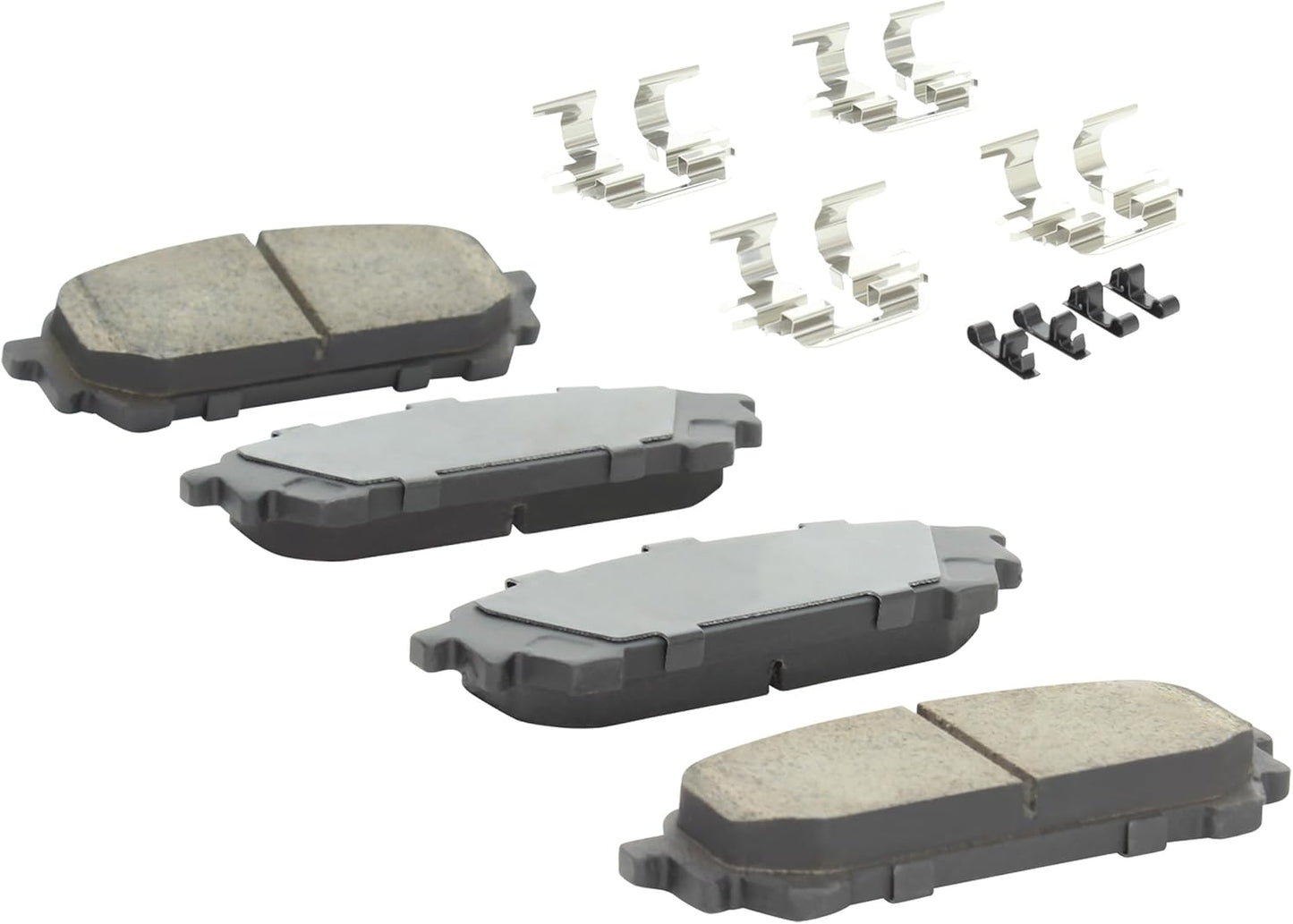 Premium Ceramic Rear Brake Pads (1001-1004C) Compatible with Saab 9-2X 2005-2006, Subaru Forester 2004-2008, Subaru Impreza 2003-2007