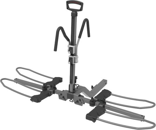 HYPERAX 2023 Volt RV -RV Approved Hitch Mounted 2 E Bike Rack Carrier for RV,Camper,Motorhome,Trailer,Toad with 2" Tow Hitch Receivers - Up to 2X 80lbs eBikes with Up to 5" Fat Tires