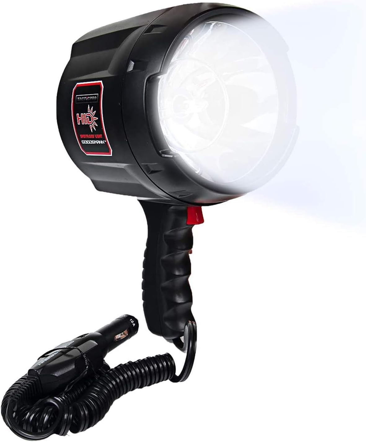GOODSMANN TACTICPRO Powerful up to 2000 Lumen HID Spotlight/Floodlight Automotive/Garage/Emergency/Boating/Fishing/Hunting/Camping/Hiking/Patrolling Spotlight 9924-0011-06