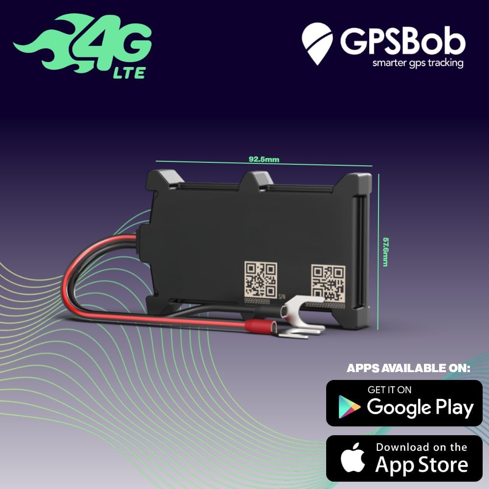 5 Year 4G 12/24v Wired GPS Tracker, All Inclusive, No Monthly Fees, No Subscriptions, One Off Fee, 5 Years Service Included, Car, Van, Truck, Caravan, RV, Plug and Play