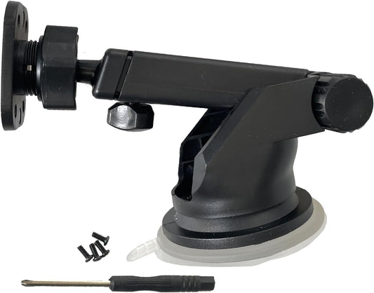 Carplay Mount with Scrwes Flexible Suction Cup Bracket for 7"/ 9"/ 10.26" Car Android Auto Screen Upgraded Windshield Dashboard Suction Cup Mount