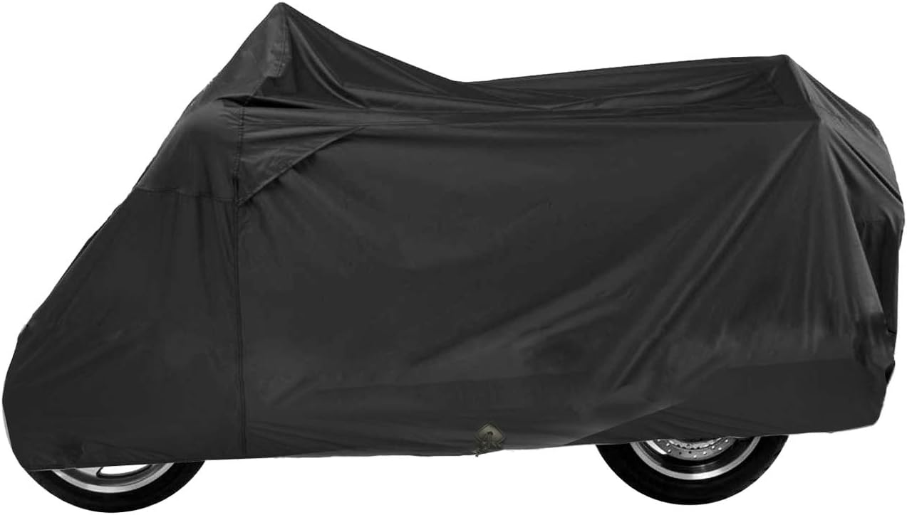 Deluxe Motorcycle Cover, Waterproof All Weather Outdoor Protection Universal Motorcycle Cover, Fade & Tear Proof Polyester fits Motorbike up to 97" L