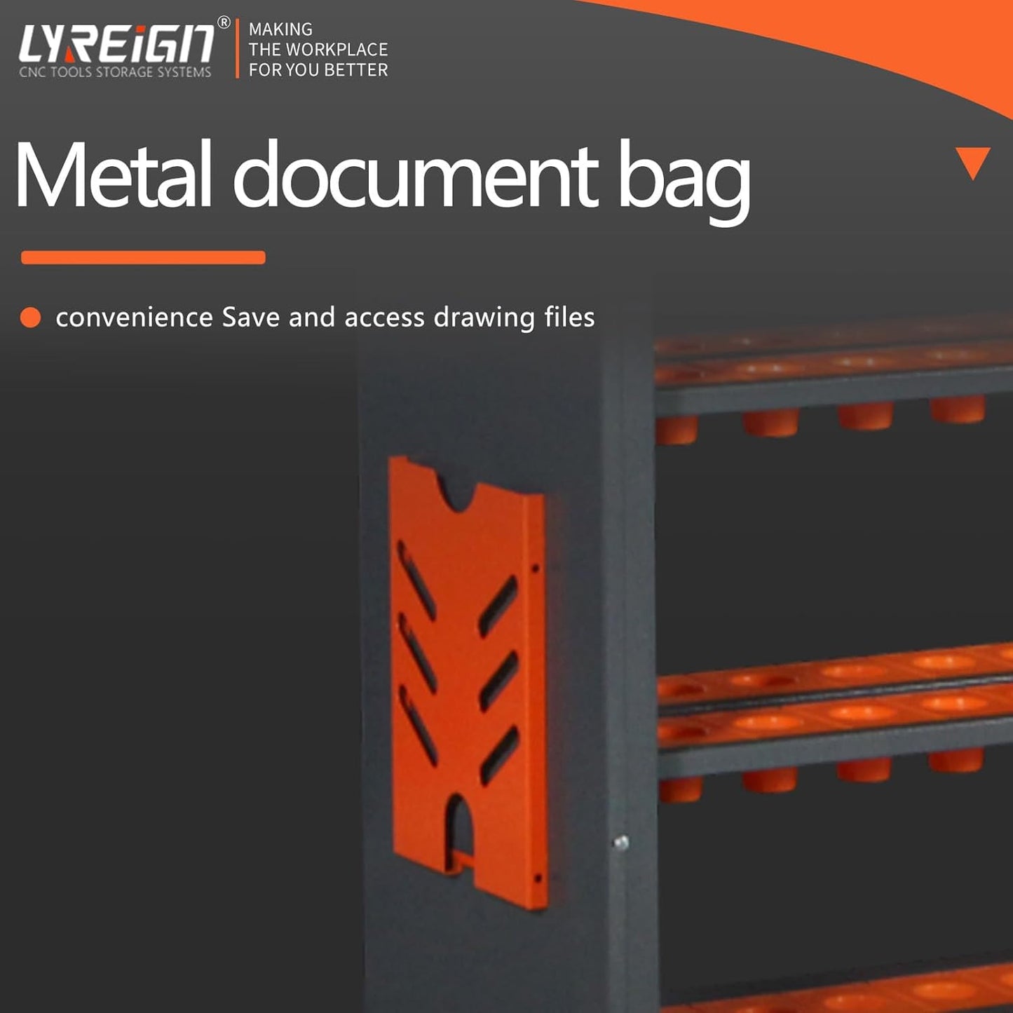 5-Layer Double-Sided Parallel CNC Storage, Large Capacity Tool Keeper & Compartment for Workers