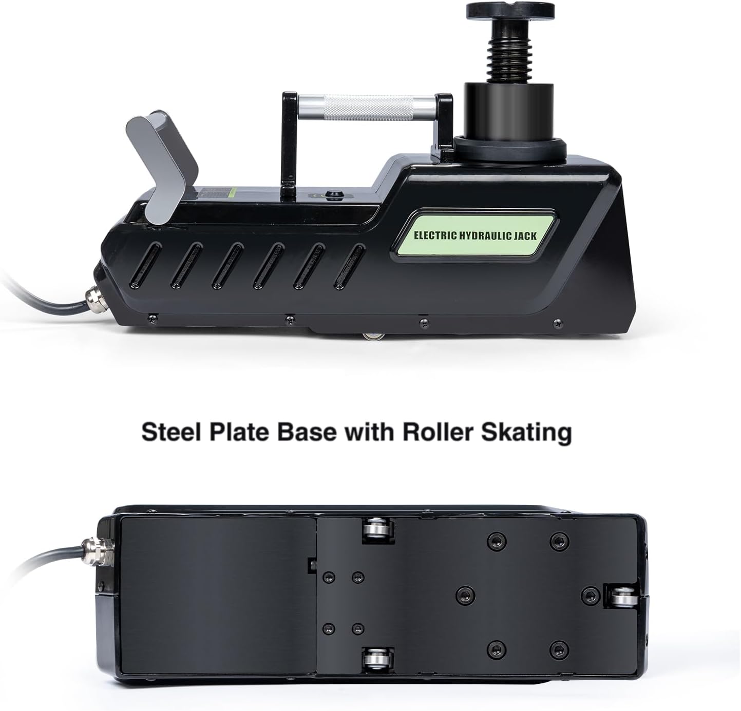 Anbull Electric Car Jack 15 Ton,Hydraulic Car Jack Kit 12V DC,Electric Floor Jack with LED Light for RVs,Vans,Trucks,SUVs Tires Change&Garage Repair