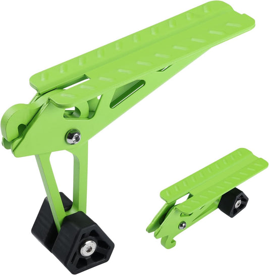 COWVIE Foldable Car Door Step Stand Pedal - Access to Vehicle's Top Roof Both Feet Stand Pedal Ladder for Most SUV Truck Green