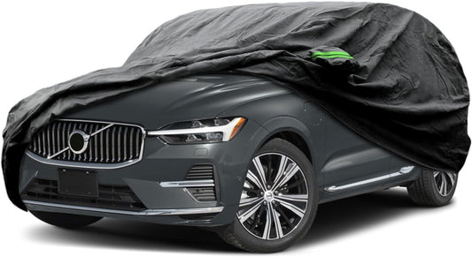 Proadsy 2025 Upgrade Car Cover Custom Fit for 2018-2025 Volvo XC60, Waterproof All Weather for Automobiles, Full Exterior Cover Rain Snow Sun Protector Indoor Outdoor Car Cover