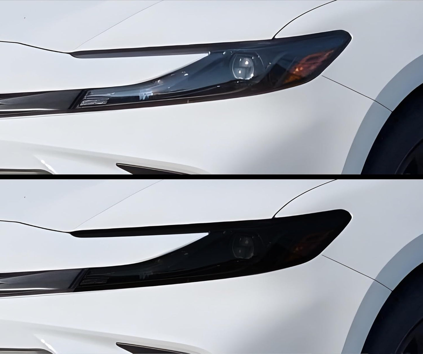 BOGAR TECH DESIGNS Full Headlight Taillight Tint Kit Compatible with Toyota Camry 2025-2026, Dark Smoke