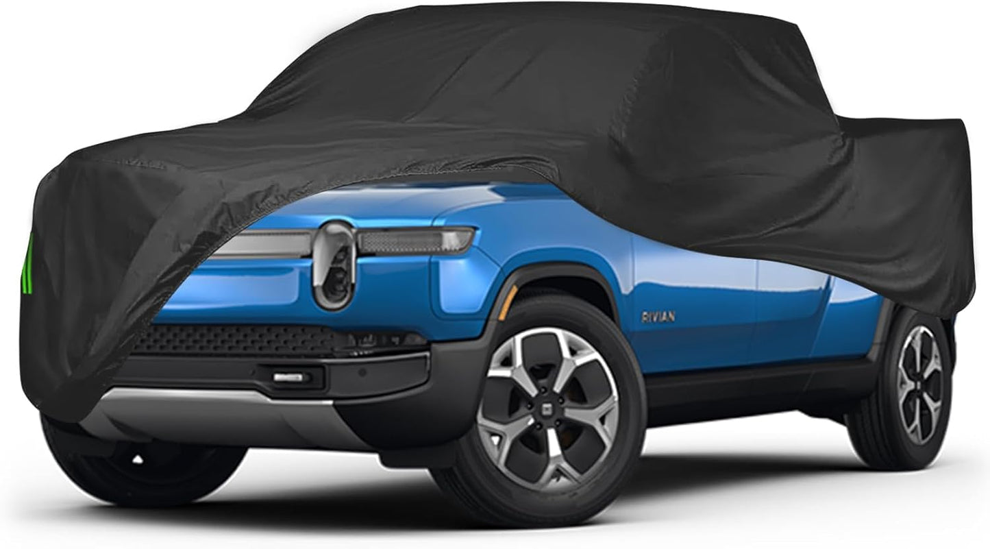 Proadsy Car Cover for Rivian R1T 2025 2024 2023 2022 Windproof All Weather Waterproof Sun Rain UV Dust Snow Protection Outdoor Custom-fit All Weather Car Covers