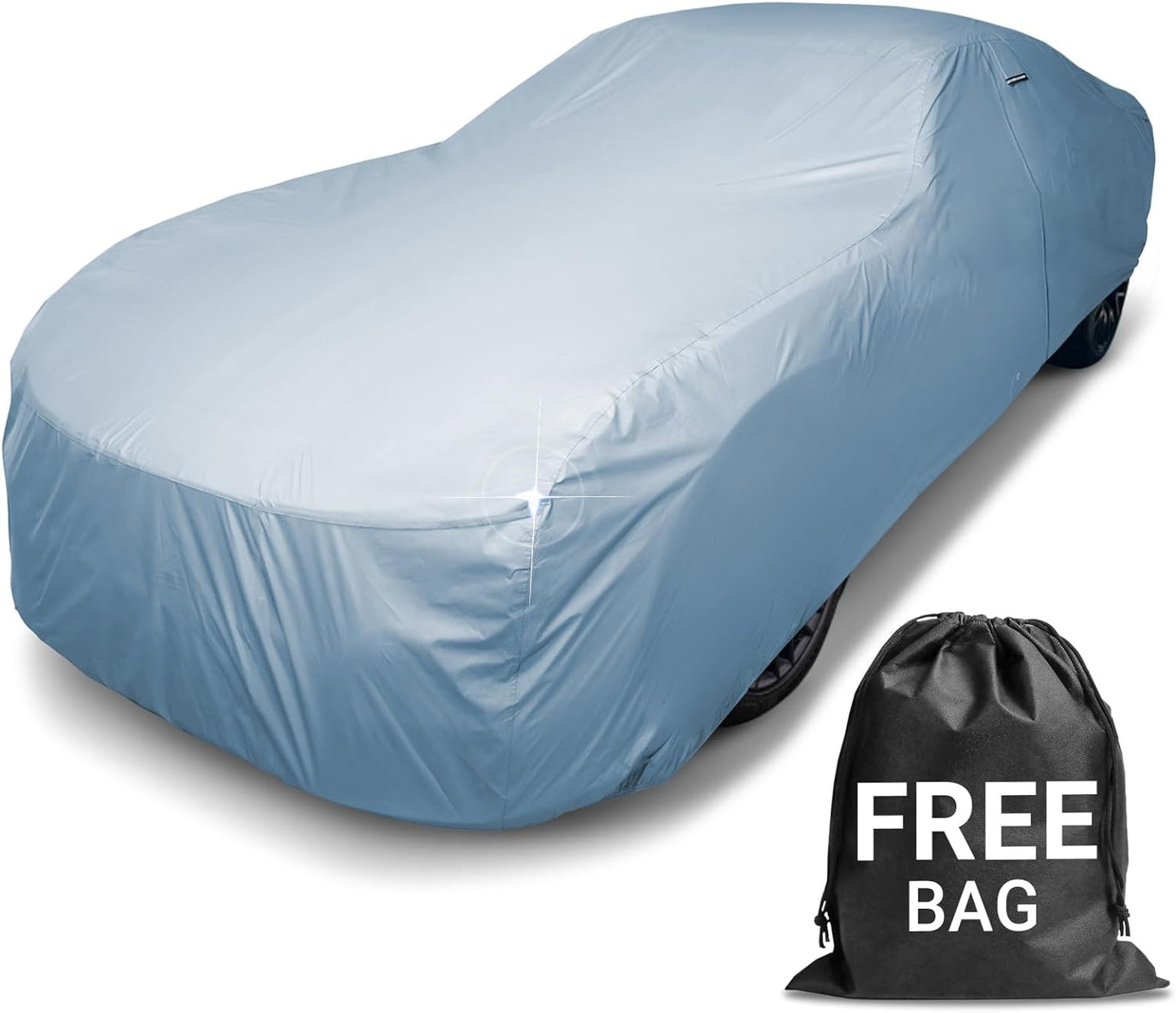 iCarCover Premium Car Cover for 1949-1952 Chevy Deluxe Station Wagon Heavy Duty Waterproof All-Weather Automobiles Custom Fit Indoor Outdoor UV Snow Protection Covers with Straps and Bag