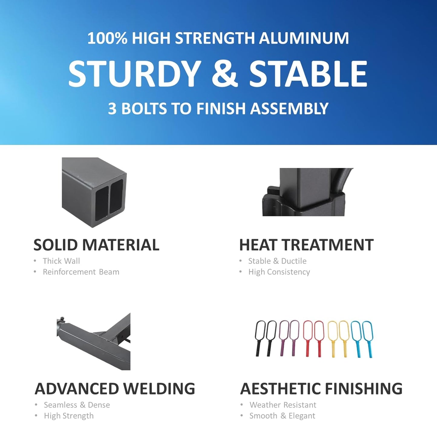 Trailer Hitch Bike Rack for Car 2 Bikes, E Bike Carrier Hitch Mount 2 Bike, Fat-Tire Ebike Rack for Tow Hitch, Fits 2" Receiver for SUV Truck Rv Van (2 Bike - 200 Lbs Cap - Blue)