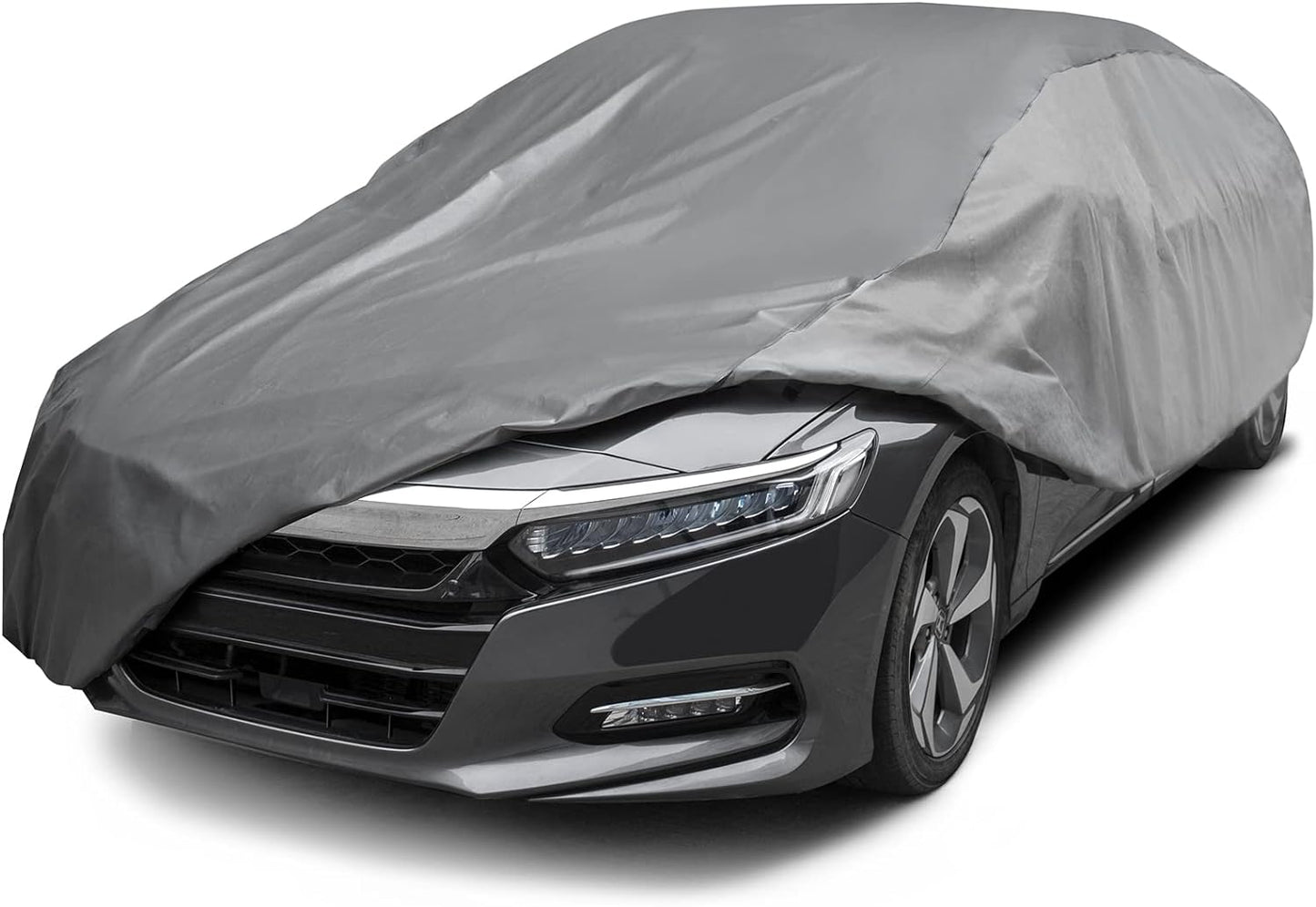 XCAR Ultra Light Waterproof Car Cover for Automobiles All Weather Protection, Windproof & Breathable, Fits Sedan Up to 160"