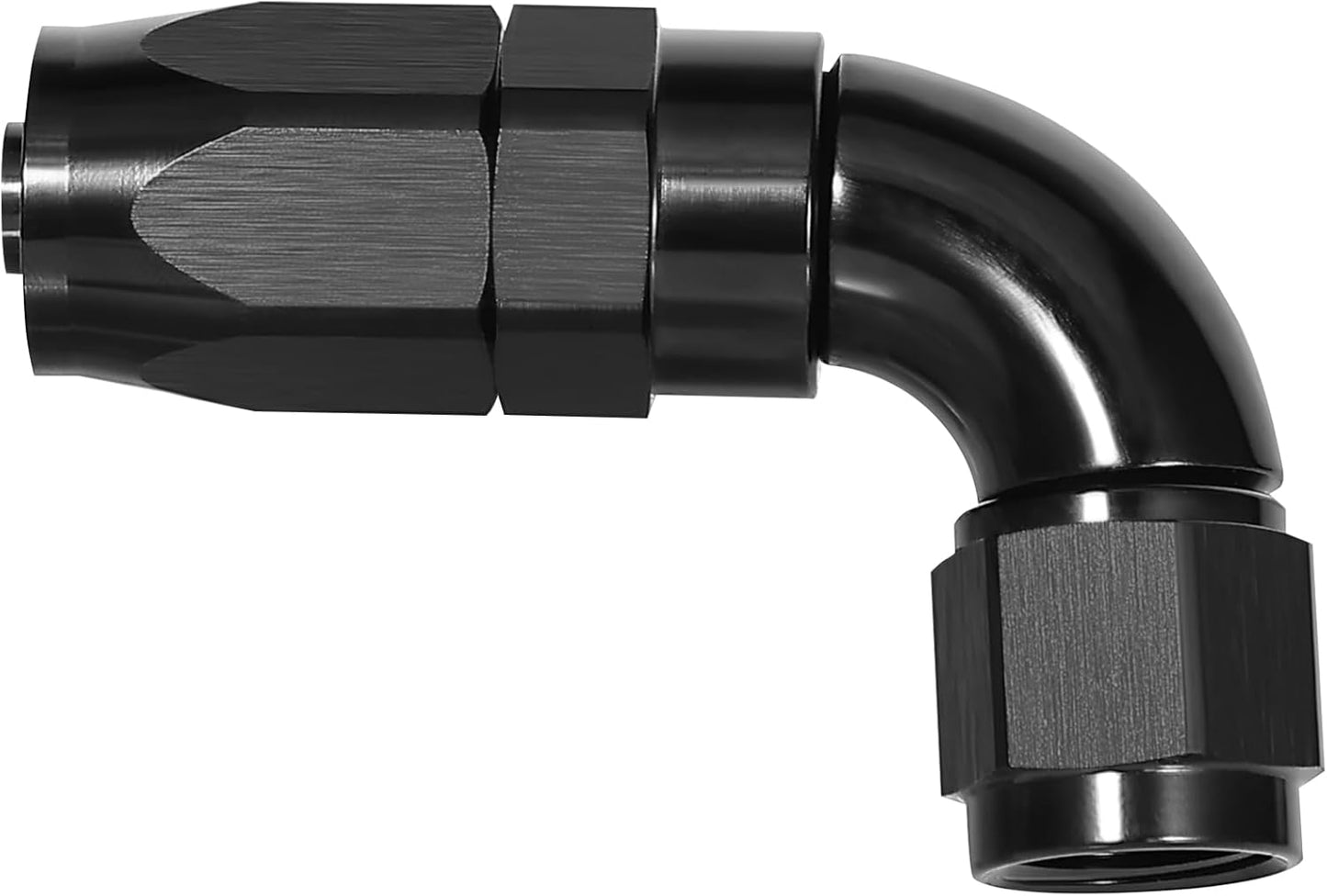 EVIL ENERGY 12AN 90 Degree One Piece Full Flow Hose End Fitting Swivel For CPE Braided Hose