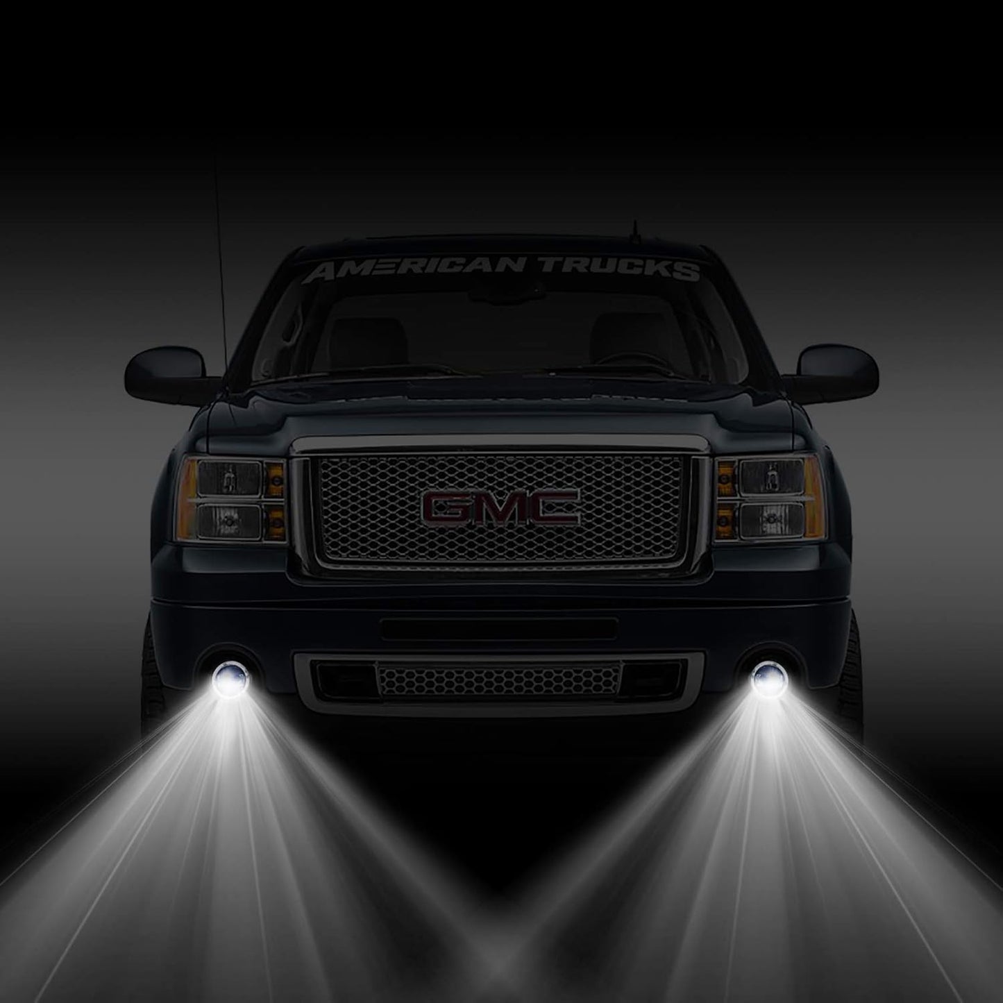 Tecoom LED Fog Lights, 1 Pair Bumper Driving Fog Lamps Compatible with 2007 2008 2009 2010 2011 2012 2013 GMC Sierra 1500/2500/3500, DOT SAE Approved,Waterproof 4200 lumen LED Fog Light