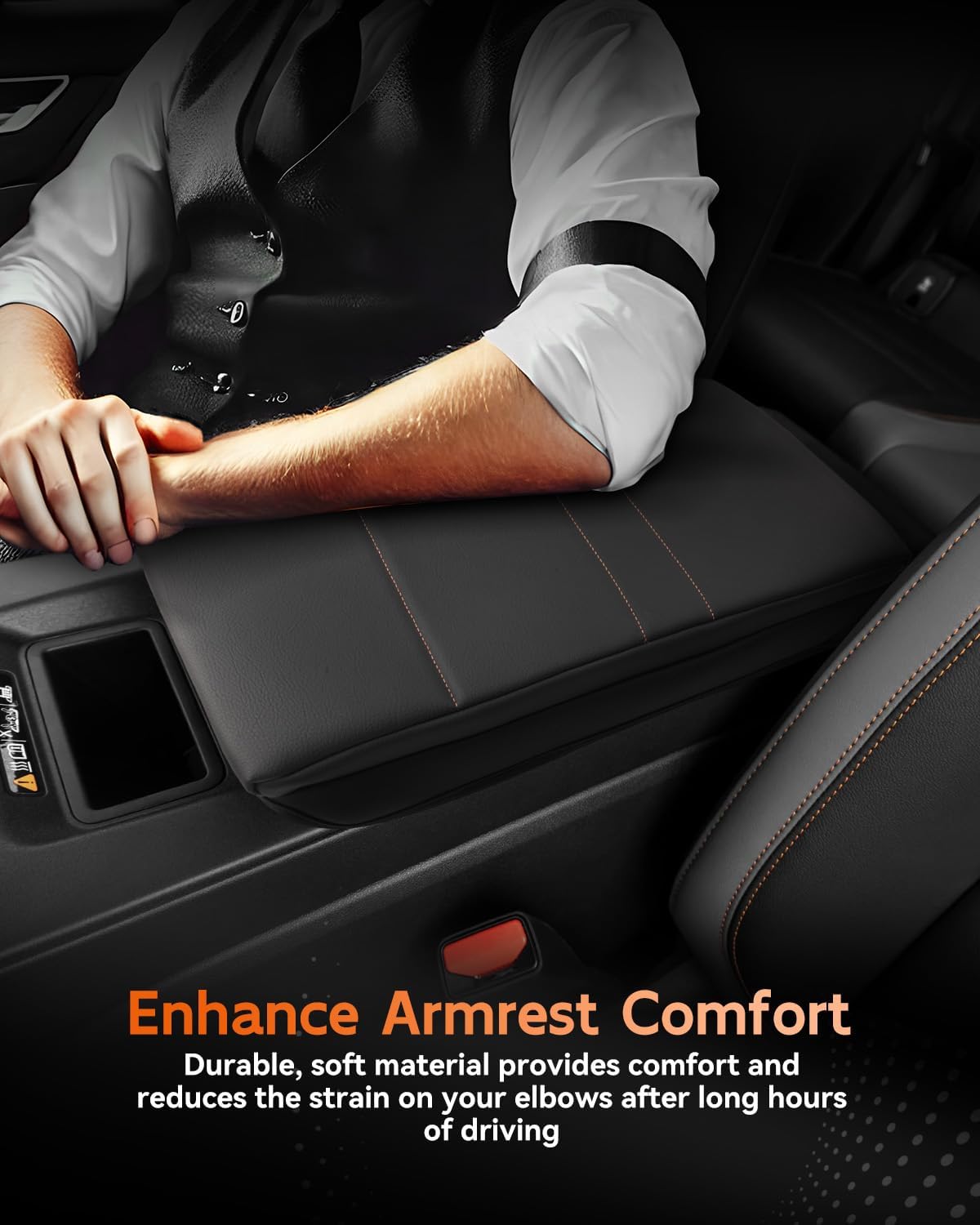 CDEFG for Honda Prologue 2024 2025 Center Console Cover Armrest Box Cover for Prologue (EX, Touring, Elite) Accessories Arm Rest Protector