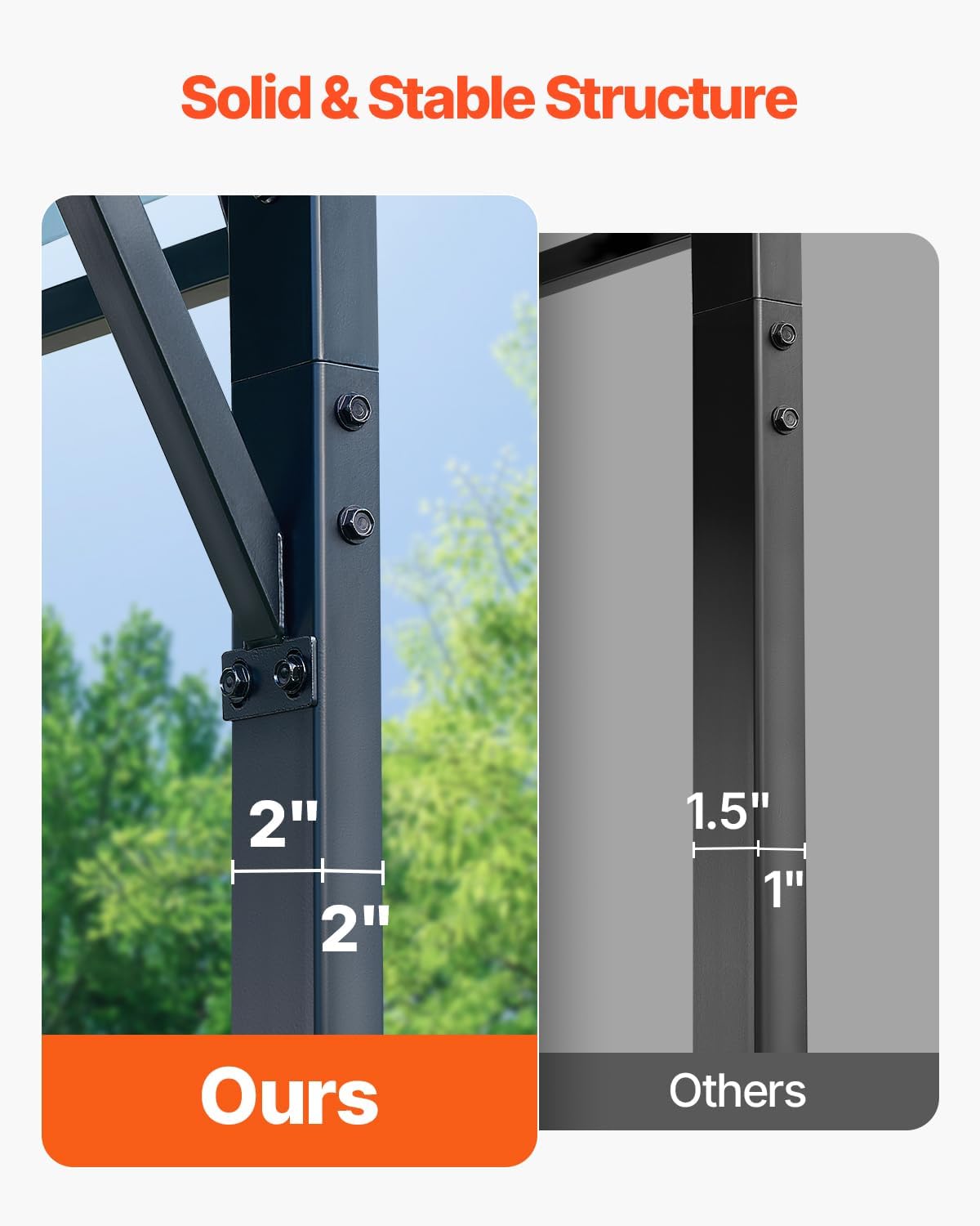 VEVOR 20x24 ft Heavy Duty Metal Carport, Outdoor Car Shelter with Removable PE Sidewalls, Steel Frame Garage for Car, Truck, Boat, Tractor, and Equipment Storage