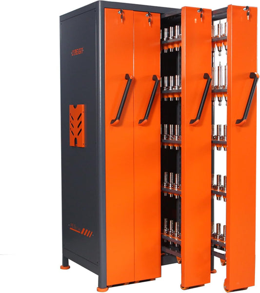 CNC Tool Holder Vertical Drawer Cabinet, Large Capacity CNC Tool Storage Cabinet, CNC Tool Holder Station Suitable for Warehouse Workshop Machining Centers